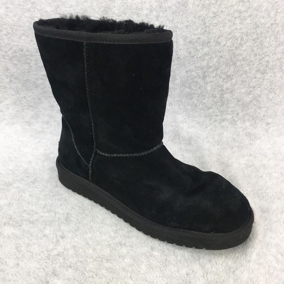 UGG Shoes - Koolaburra By UGG Boots Womens 8 Black Seude Koola Shearling Booties 1017090